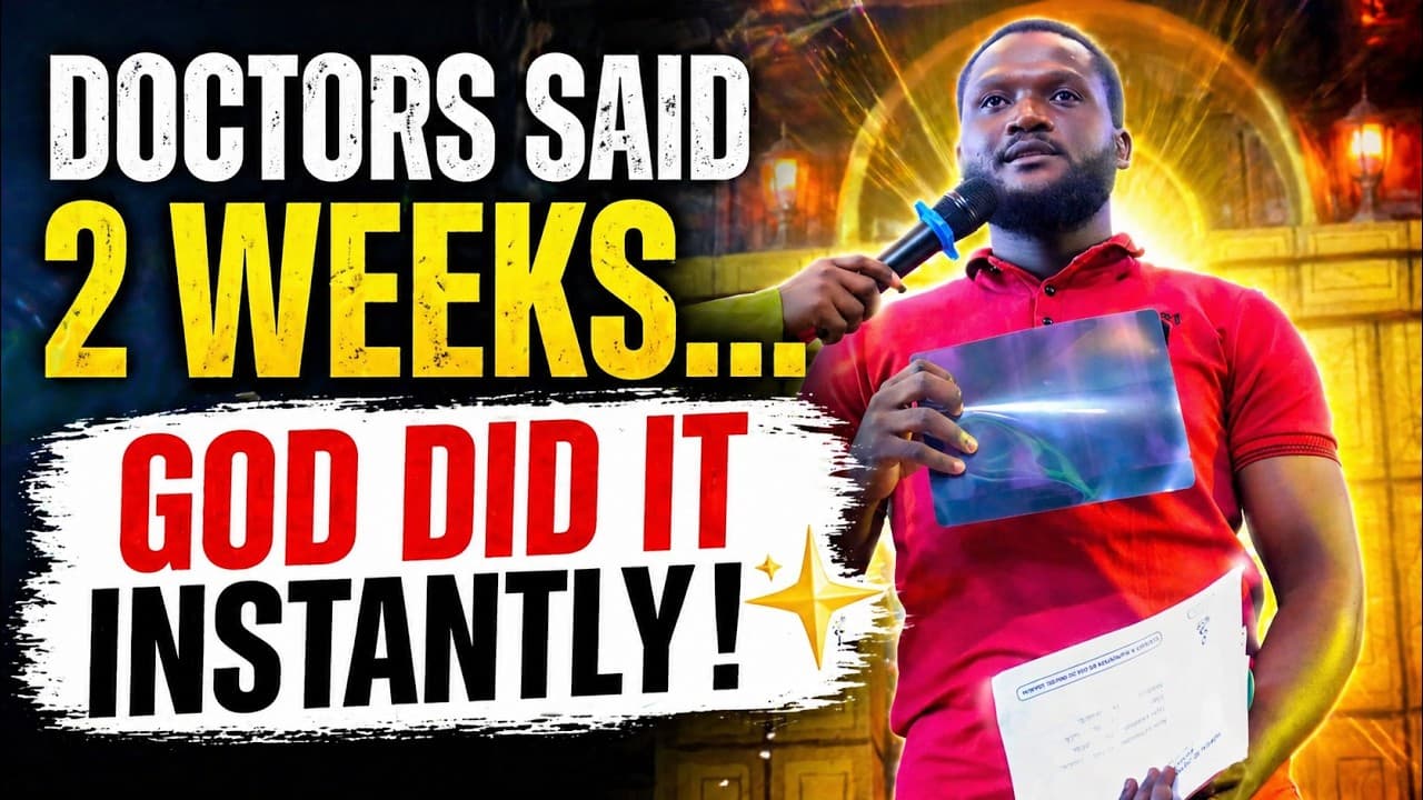 DOCTORS SAID 2 WEEKS… GOD DID IT INSTANTLY!✨