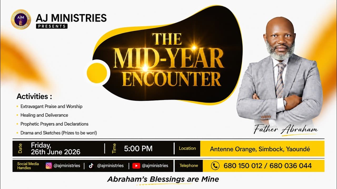 SUNDAY SALVATION  SERVICE // JUNE 21 2026 AT AJM WITH FATHER ABRAHAM