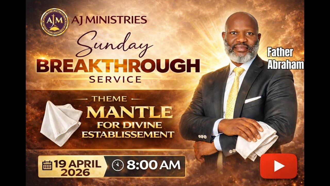 SUNDAY BREAKTHROUGH SERVICE AT AJM