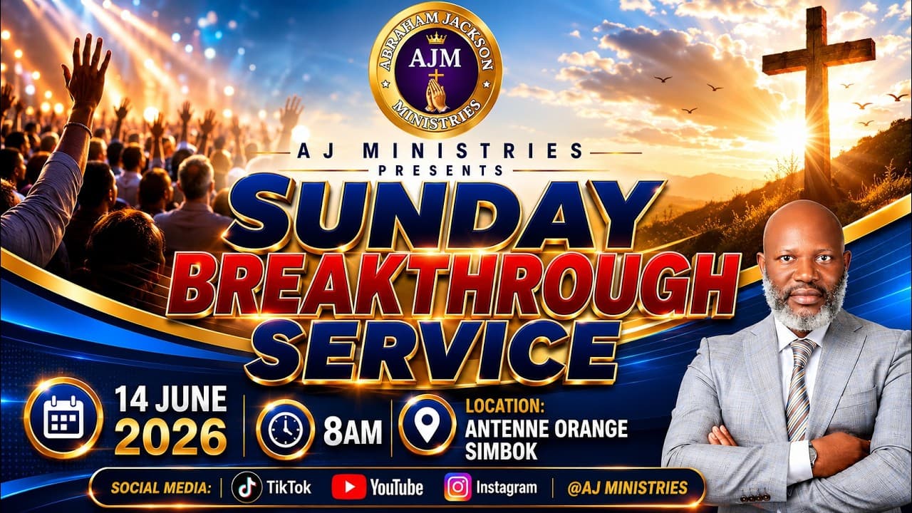 SUNDAY BREAKTHROUGH SERVICE // JUNE 14 2026 AT AJM WITH FATHER ABRAHAM