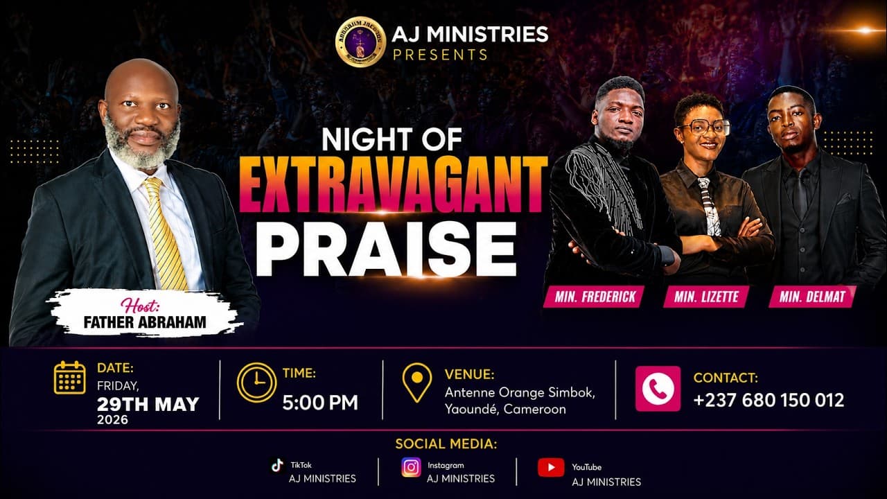 NIGHT OF EXTRAVAGANT PRAISE ..MAY 2026